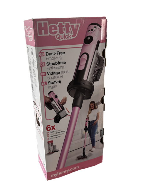 Numatic Hetty Quick draadloze steelstofzuiger