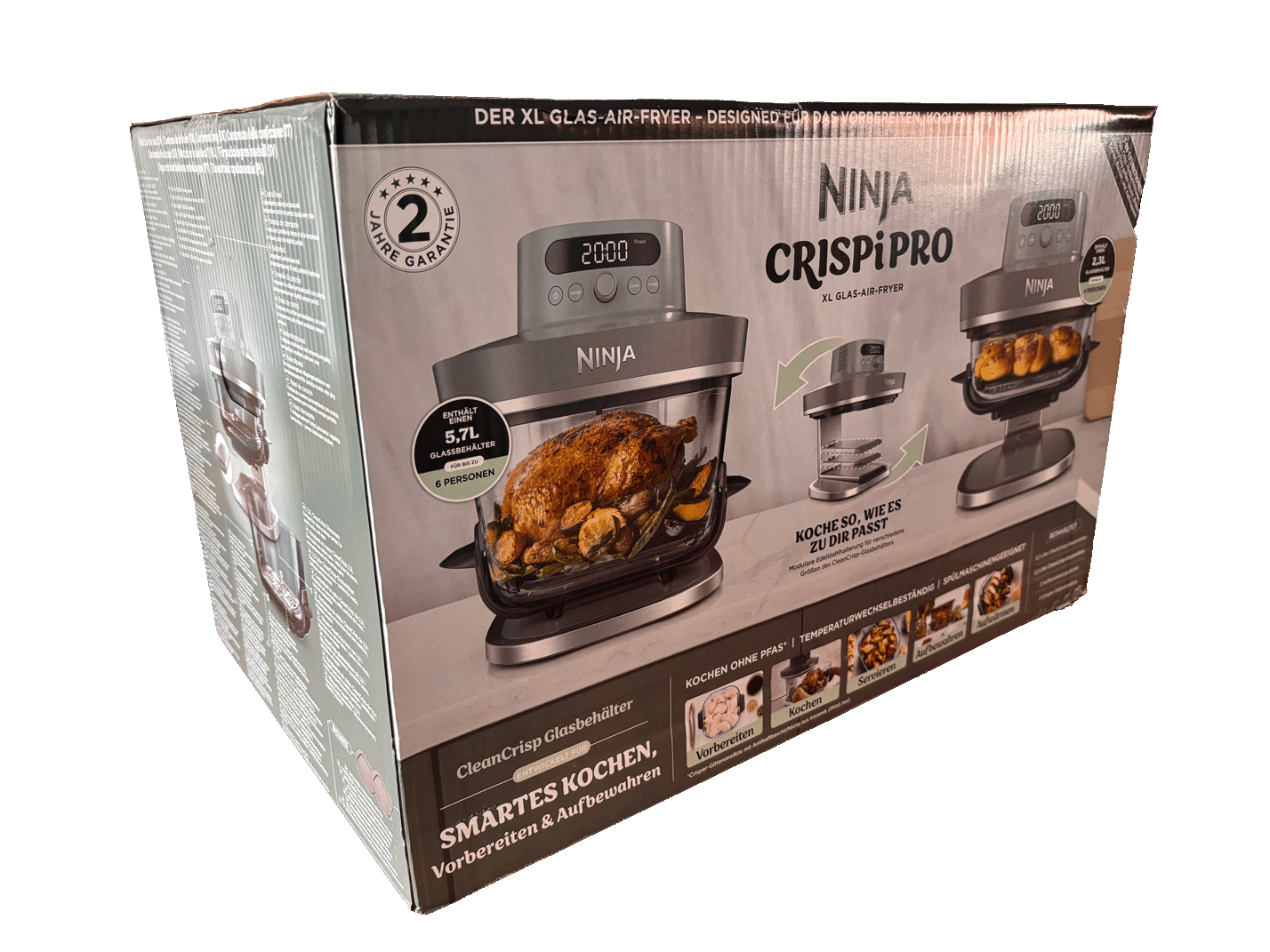 Ninja Crispi Pro glazen airfryer